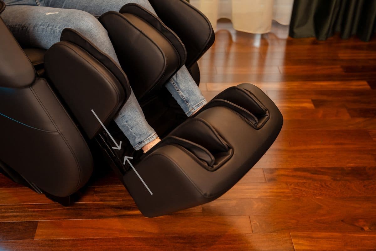 Lábtartó egység 25 cm-es távon nyújtható