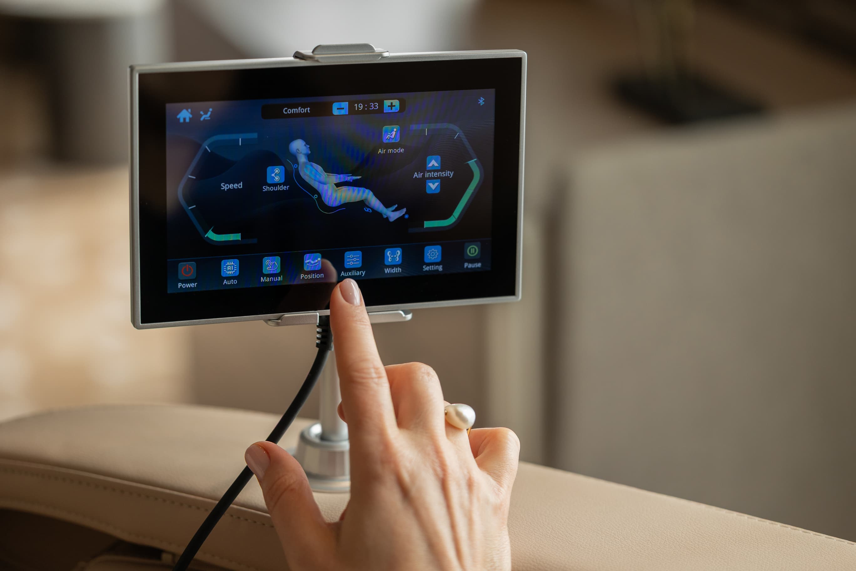 A fájdalmas területre összpontosító masszázs 