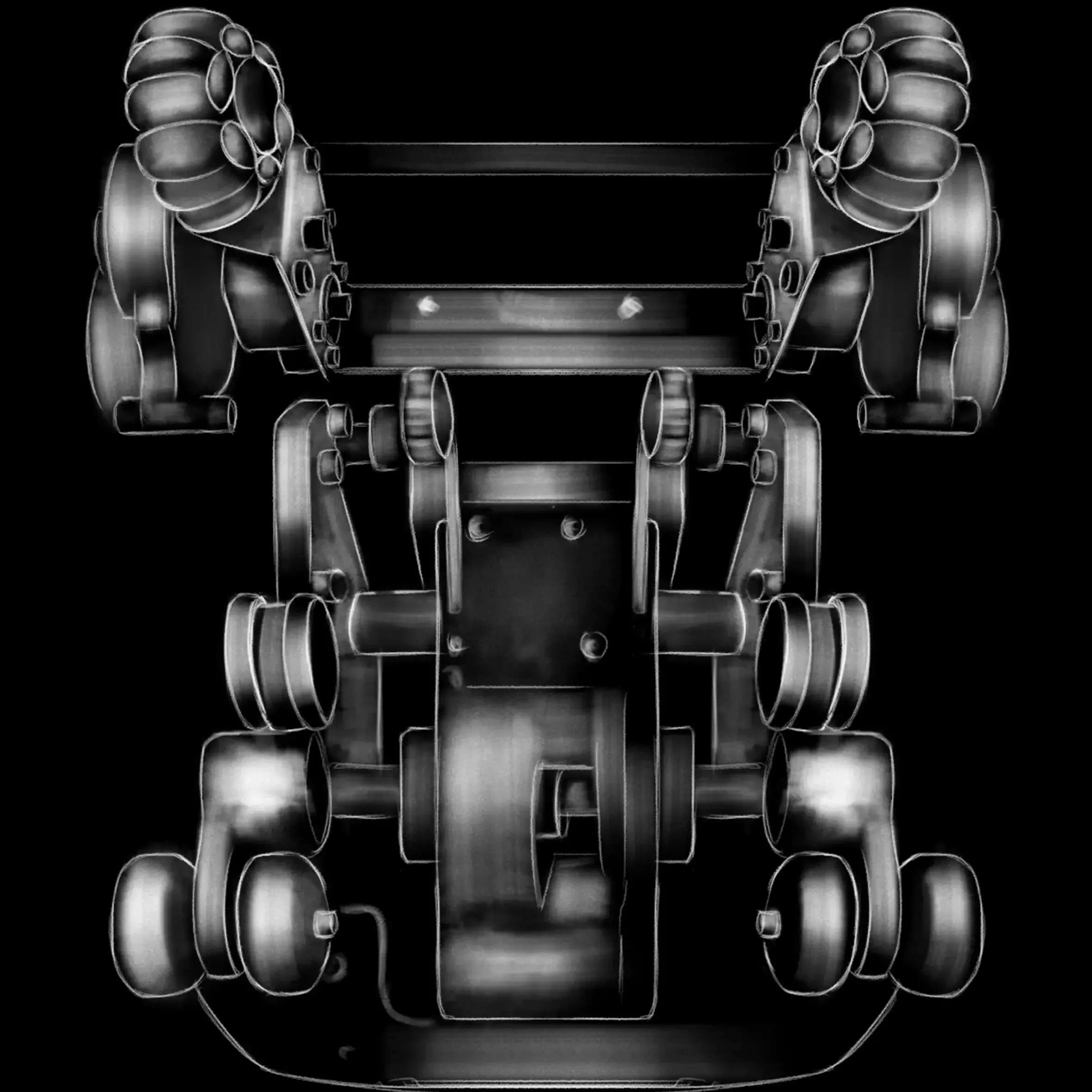 10-roller back massage mechanism 3D + True Shiatsu-en