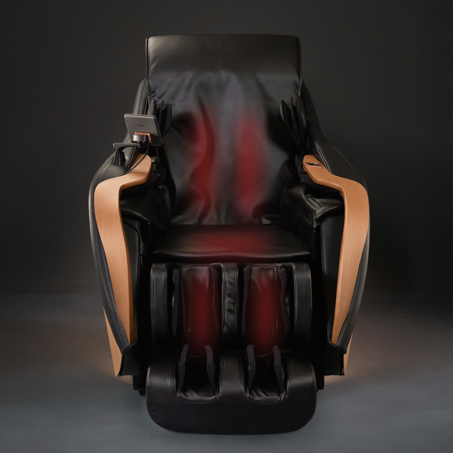 A hát, a fenék és a lábak 45°C-ra történő melegítése a hősugárzó rendszer segítségével