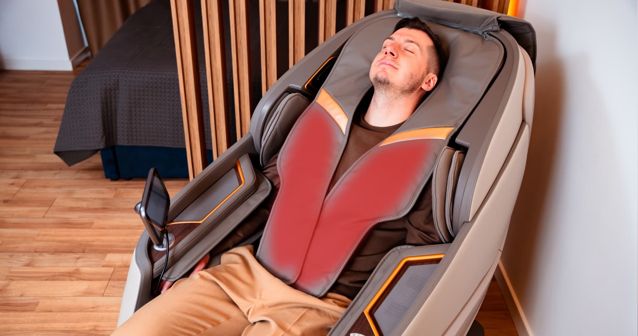 Hőterápiás sál a hát és mellkas számára