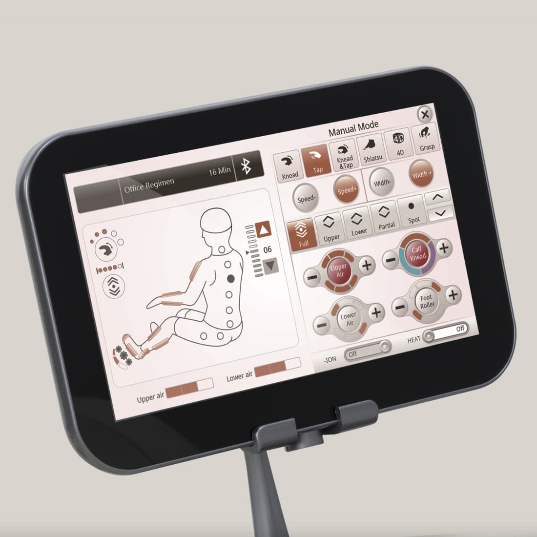 23 darab 4D típusú önműködő masszázsprogram